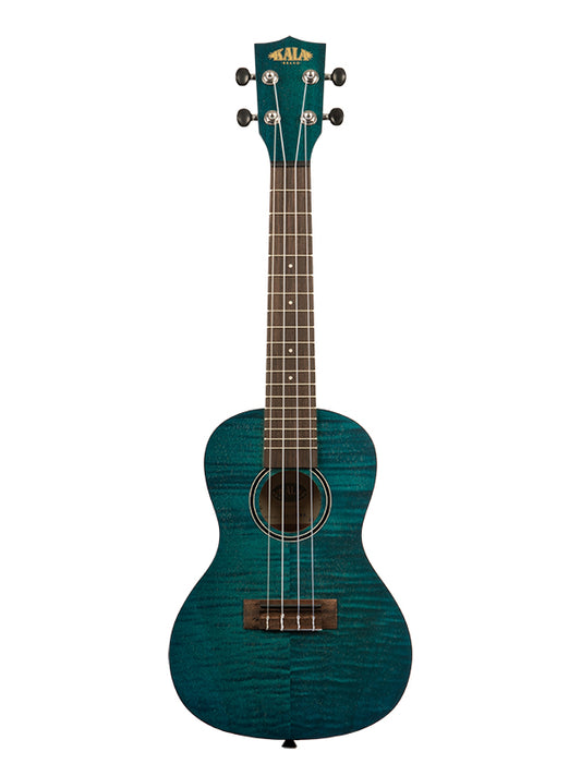Exotic Mahogany, Concert - Transparent Blue