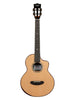 Kala Contour Deluxe All Solid Gloss Spruce Rosewood, Baritone Cutaway, supplied with gig bag