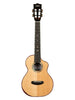 Kala Contour Deluxe All Solid Gloss Spruce Rosewood, Tenor Cutaway, includes gig bag