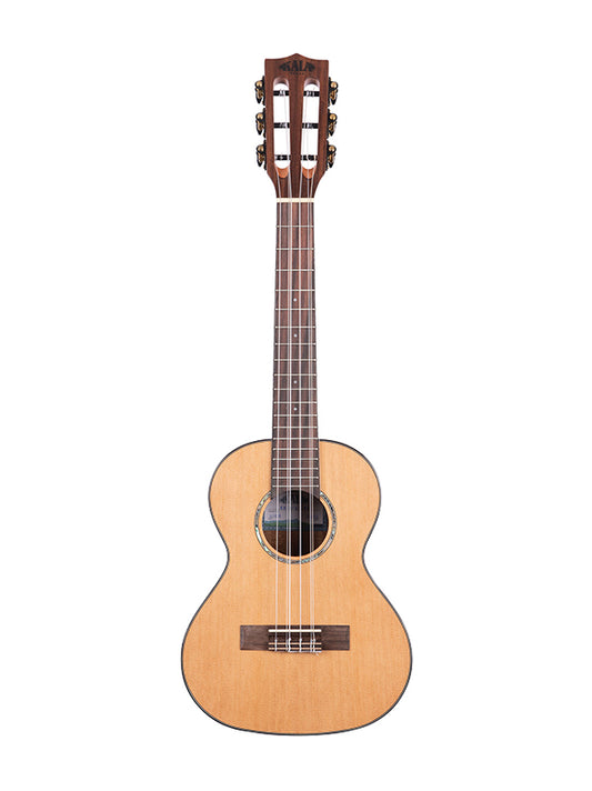 Kala Solid Cedar Top Acacia, Tenor 6 cordes, livré avec housse