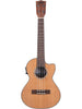 Kala Solid Cedar Top Acacia, Tenor Cutaway électro-acoustique, livré avec housse