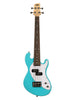 Kala Solid Body U-Bass, 4 strings, comes with gig bag – Surf Blue