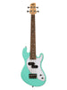 Kala Solid Body U-Bass, 4-string, comes with gig bag – Surf Green