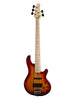 Lakland Skyline 55-02 Deluxe, 5-string – Honey Burst, Maple Fingerboard