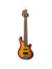 Lakland Skyline 55-02 Deluxe Quilt, 5-string – Cherry Sunburst Satin, Maple Fingerboard