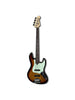 Lakland Skyline 44-60, 4-string – 3-Tone Sunburst, Rosewood Fingerboard