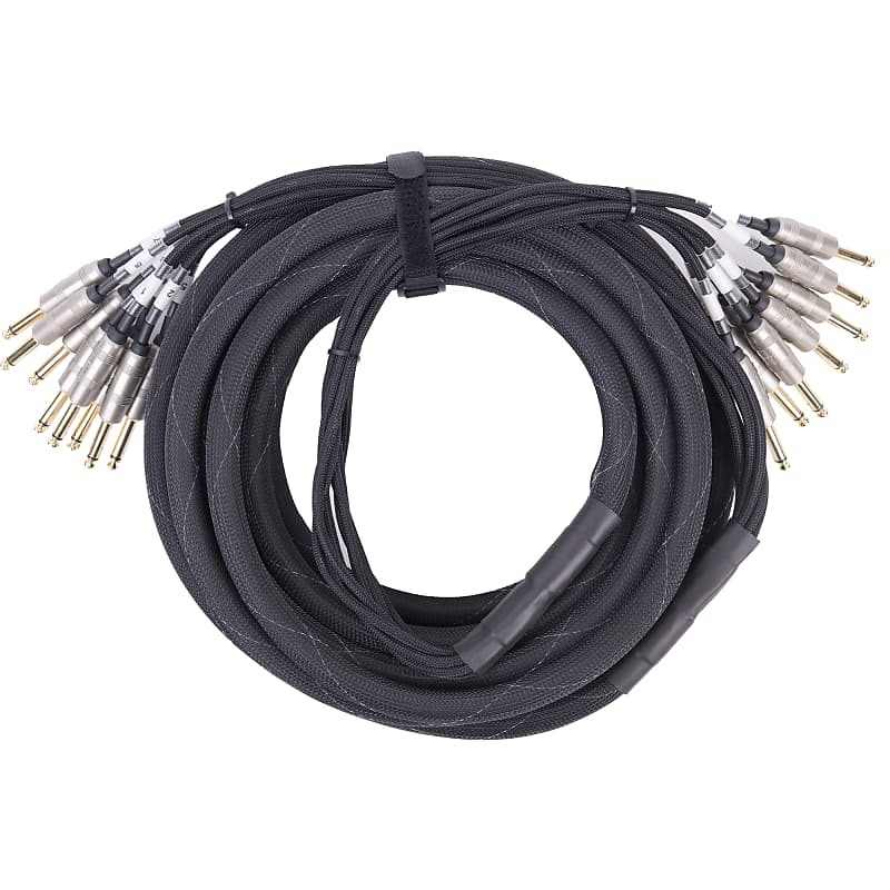 Kirlin MTN801-10BK Cable Multipaire 8 Jack Mono 10M