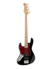 Sadowsky MetroExpress Line, Hybrid PJ, 4-string, 21 frets, left-handed – Black Pearl, Maple