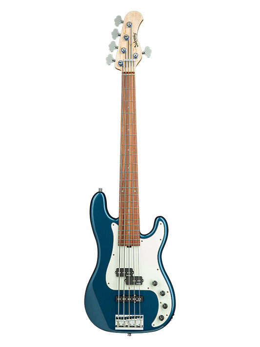 Sadowsky MetroLine, Hybrid PJ Vintage, 5 cordes, 21 frettes, alder - Dark Lake Placid Bl Mtl