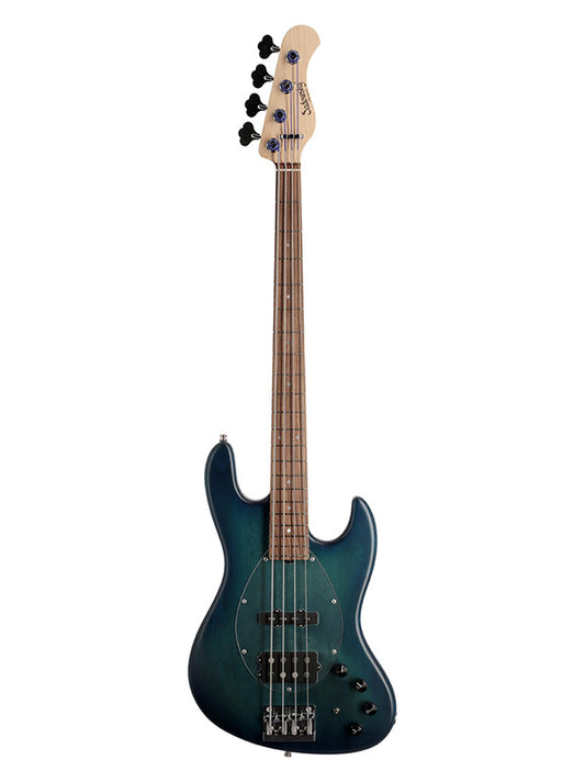 Sadowsky MetroLine, MJ Vintage, 4 cordes, 21 frettes, alder - Bora Blue Burst Satin