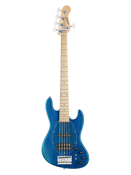 Sadowsky MetroLine, MJ Vintage, 5 cordes, 21 frettes, ash - Ocean Blue Trans. Satin