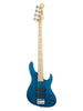 Sadowsky MetroLine, Modern Bass, 4 strings, 24 frets, ash - Ocean Blue Trans. Satin