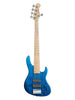 Sadowsky MetroLine, Modern Bass, 5 strings, 25 frets, ash - Ocean Blue Trans. Satin