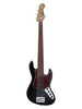 Sadowsky MetroExpress, Standard JJ, 4-string, fretless with lines – Black, Morado