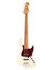Sadowsky MetroExpress, Standard JJ, 4-string, fretless with lines – Olympic White, Morado