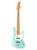 Sadowsky MetroExpress, Standard JJ, 5-string, 21 frets – Sage Green Metallic, Maple