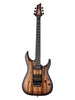 Schecter C-1 Pale Moon Floyd Rose – Natural Satin Black Burst