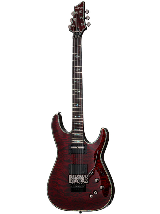 Schecter Hellraiser C-1 Floyd, Sustainiac - Black Cherry