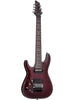 Schecter Hellraiser C-7 Floyd, Sustainiac, left-handed – Black Cherry