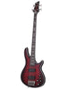 Schecter Hellraiser Extreme 4 Bass – Crimson Red Burst Satin