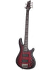 Schecter Hellraiser Extreme 5 Bass - Crimson Red Burst Satin