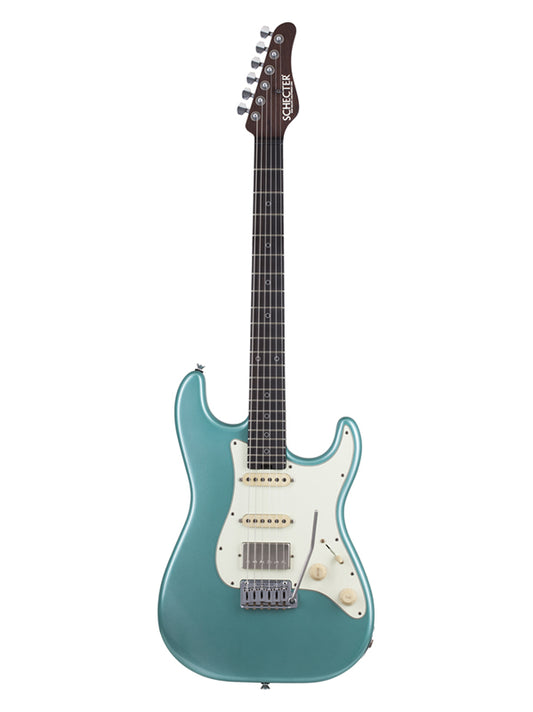 Schecter Nick Johnston Signature HSS, Wembley, made in USA - Teal Green Metallic