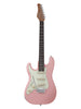 Schecter Nick Johnston Signature, SSS pickups, left-handed – Atomic Coral