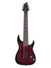 Schecter Omen Elite 8 Multi-scale - Black Cherry Burst