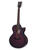 Schecter Orleans Stage Acoustic, Fishman Isys preamp – Vampyre Red Burst Satin