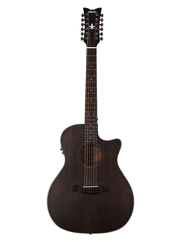 Schecter Acoustique Orleans Studio-12, preamp Fishman Isys - Satin See Thru Black