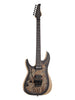 Schecter Reaper 6 Floyd Rose, micro Sustainiac, left-handed – Charcoal Burst