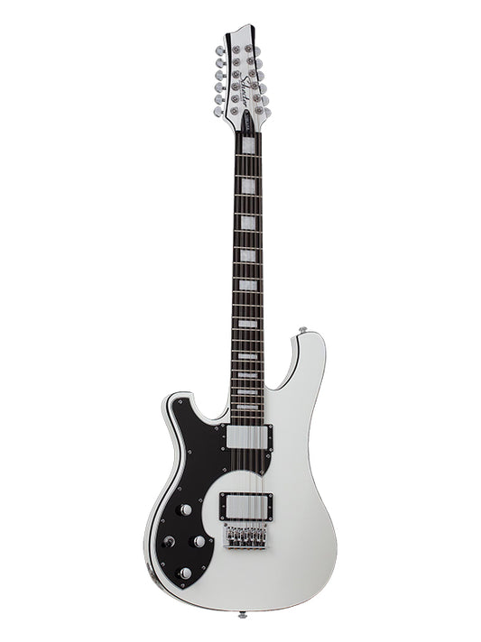 Schecter Stargazer-12, gaucher - Gloss White