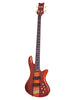 Schecter Stiletto Studio 4, 863–889 mm scale length – Honey Satin