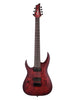 Schecter Sunset-7 Extreme, left-handed – Scarlet Burst