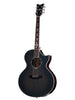 Schecter Synyster Gates Acoustic GA SC - Trans Black Burst Satin