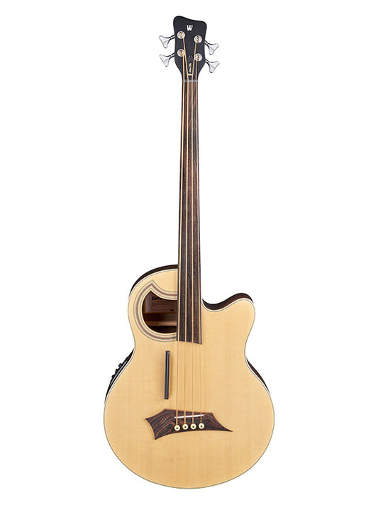Warwick RockBass RockBass Alien DeLuxe 4 Fretless - Natural Satin
