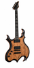 Schecter Wrathmaker Spalted Maple, left-handed - Black Burst