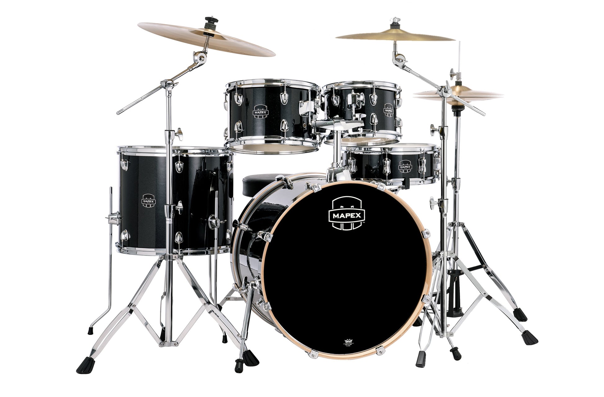 MAPEX VENUS POP ROCK 22 5F BLACK GALAXY