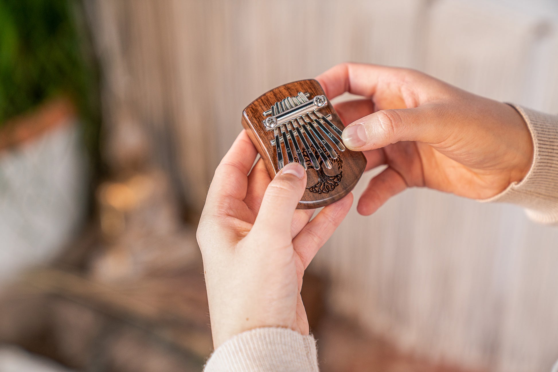 KALIMBA SONIC ENERGY 8 NOTES, DO MAJEUR