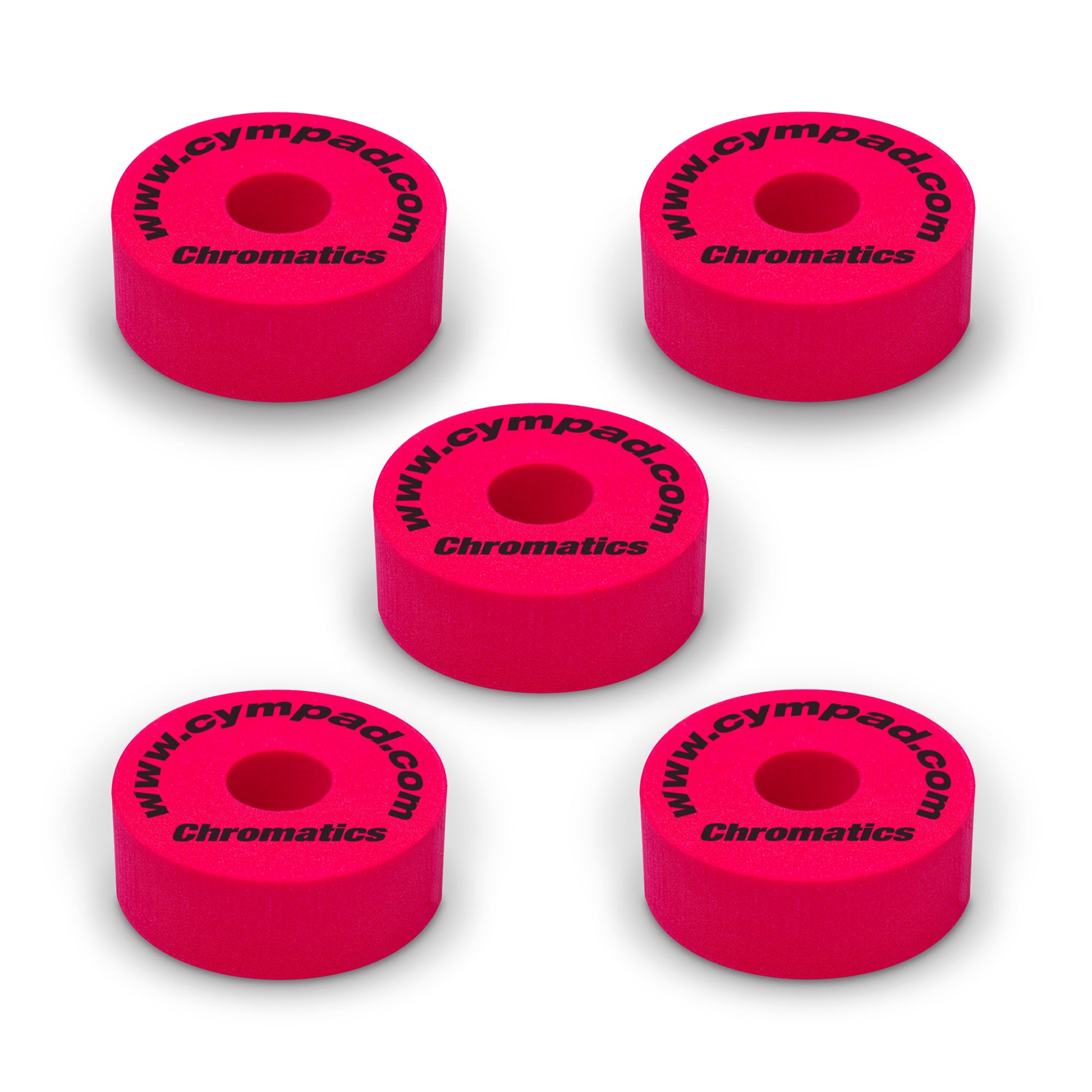SET 5 PADS CYMPAD CHROMATICS ROUGE