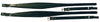 Musico 5363BK leather accordion straps, 120b, black.