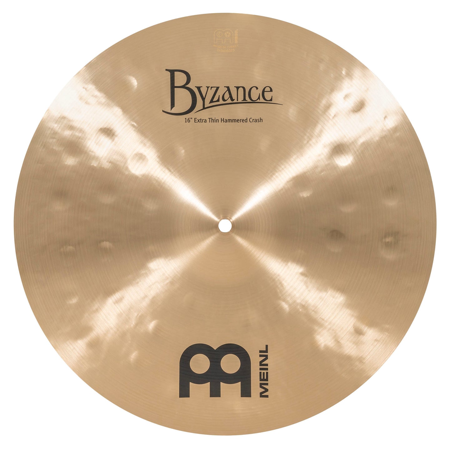 Crash Traditional 16" Extra Thin, Alliage bronze B20, Martelée à la main, Finition traditionnelle