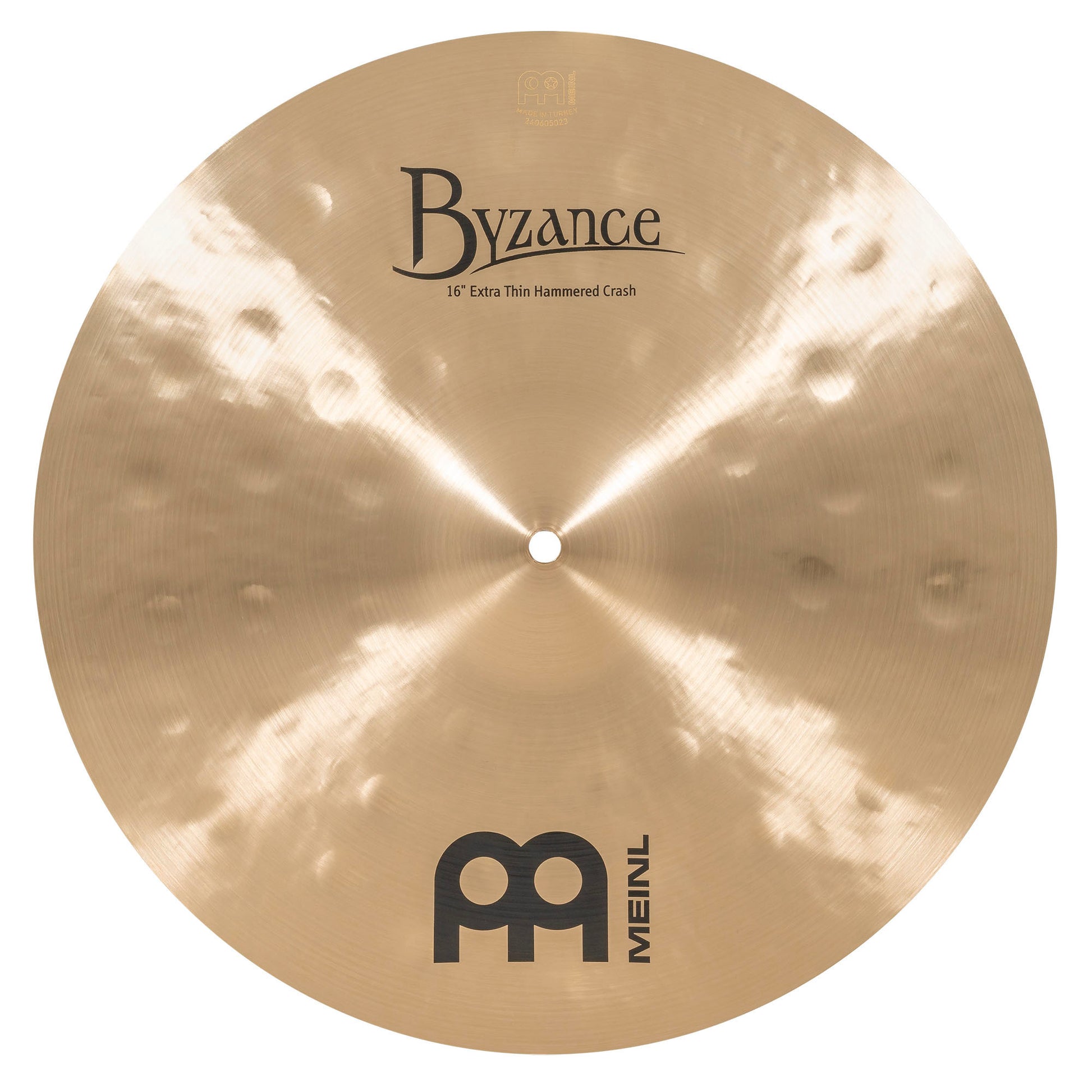 Crash Traditional 16" Extra Thin, Alliage bronze B20, Martelée à la main, Finition traditionnelle