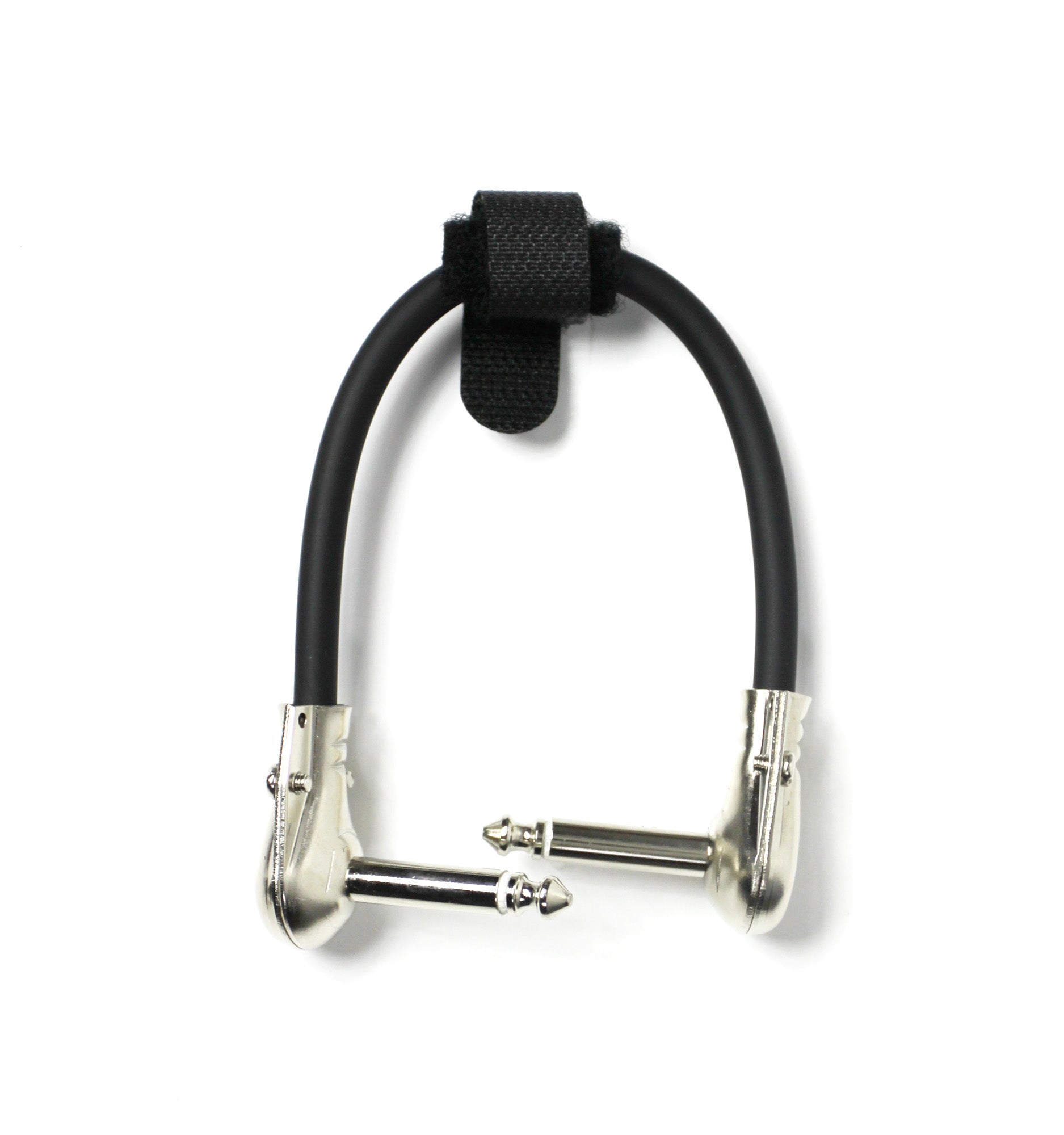 Câble patch Jack mono/Jack mono, 0.20 mètres, noir