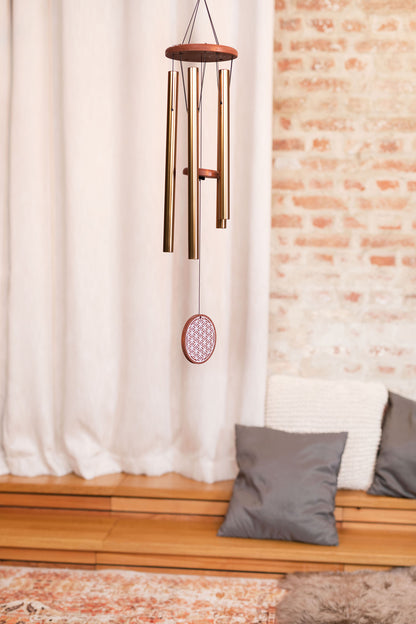 CHIMES SONIC ENERGY FLOWER OF LIFE 36"