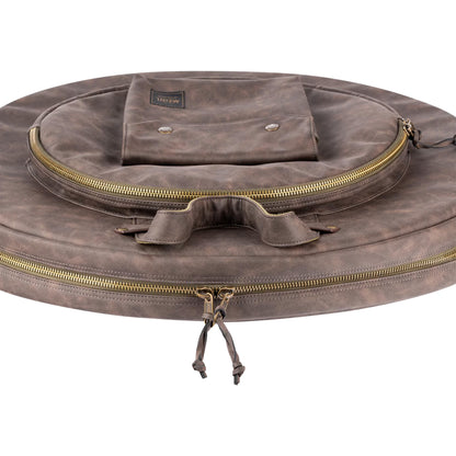 Housse de cymbales 22" Meinl Vintage Hyde finition dark brown