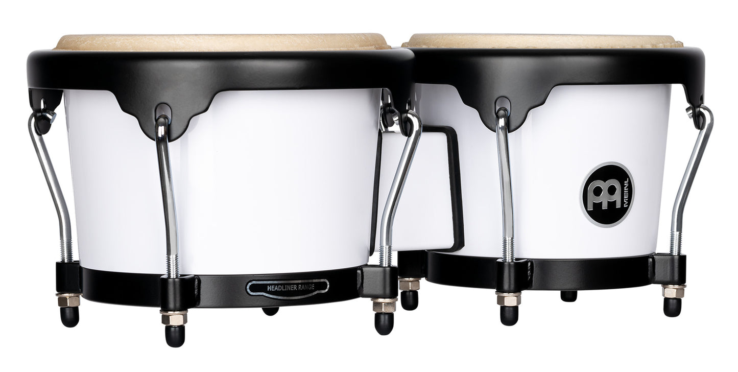 Bongos Meinl série Journey peaux buffle 6.5/7.5" ABS blanc