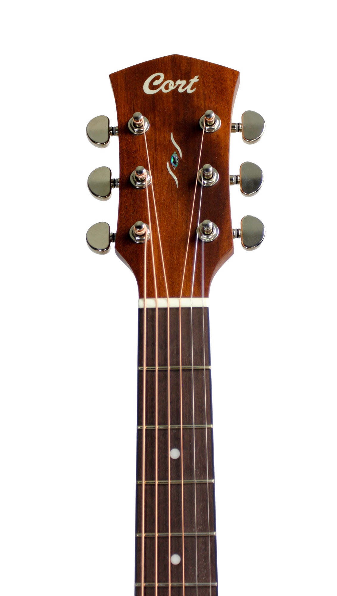 PURE-D Mahogany, forme Dreadnought, table acajou massif, f/e acajou massif, housse, naturel satiné