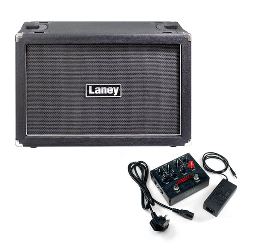 Ensemble comprenant une pédale/ampli IRF-LOUDPEDAL et une enceinte GS212IE, livré avec câble HP