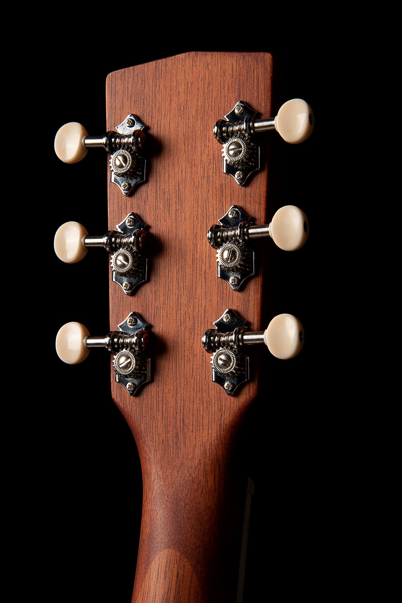 CJ Retro, table épicéa, f/e acajou, manche acajou, sillets Graphtech, EQ Fishman VTB, micro Fishman Neo-D, noir mat